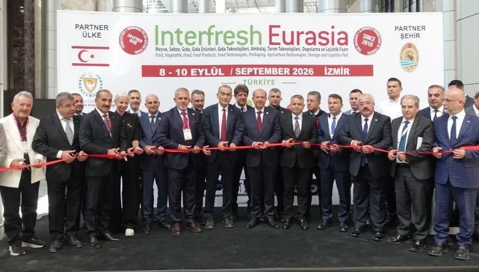 Interfresh Eurasia Fuarı’nda KKTC partner ülke olarak yer aldı