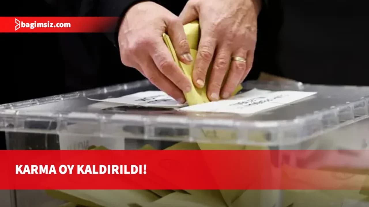 Karma oy tarihe karıştı: Seçim sistemi değişti