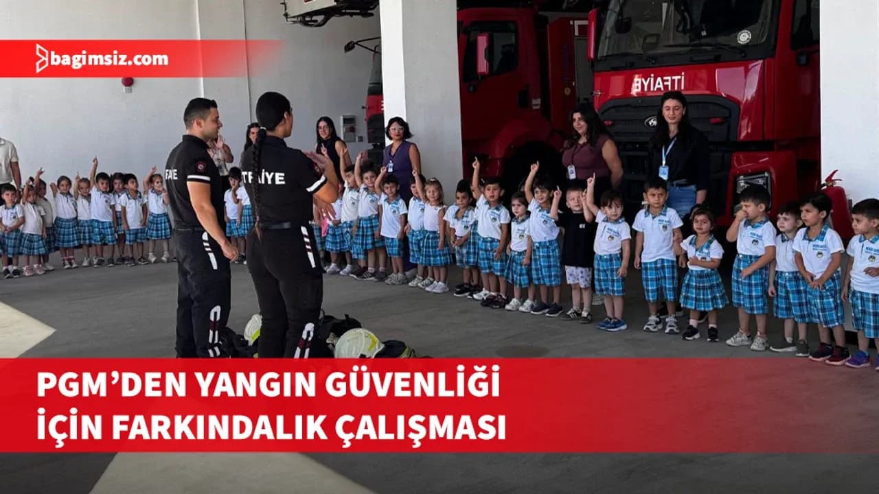 İtfaiye Haftası’nda öğrencilere ve halka yangın güvenliği eğitimi