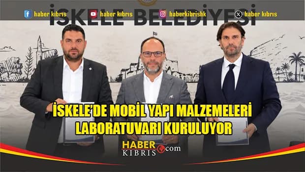 İskele’de Mobil Yapı Malzemeleri Laboratuvarı kuruluyor
