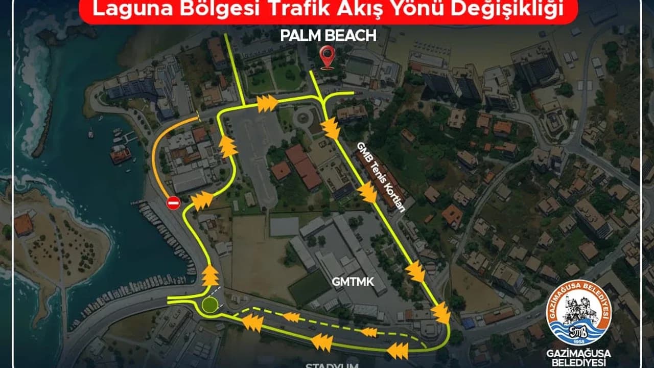 Laguna bölgesinde trafik akışı değişiyor