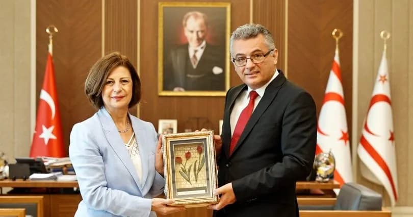Erhürman, Eskişehir Büyükşehir Belediye Başkanı Ünlüce’yi kabul etti