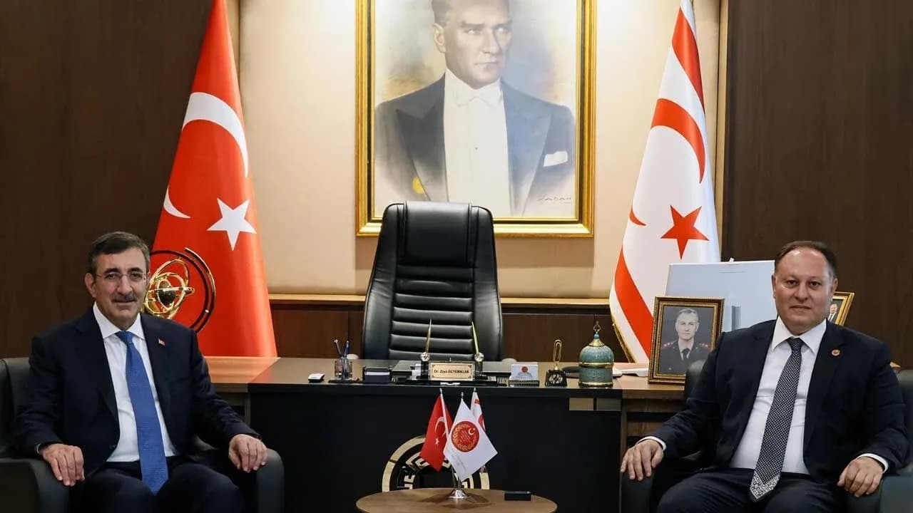 Öztürkler, Cevdet Yılmaz’ı kabul etti