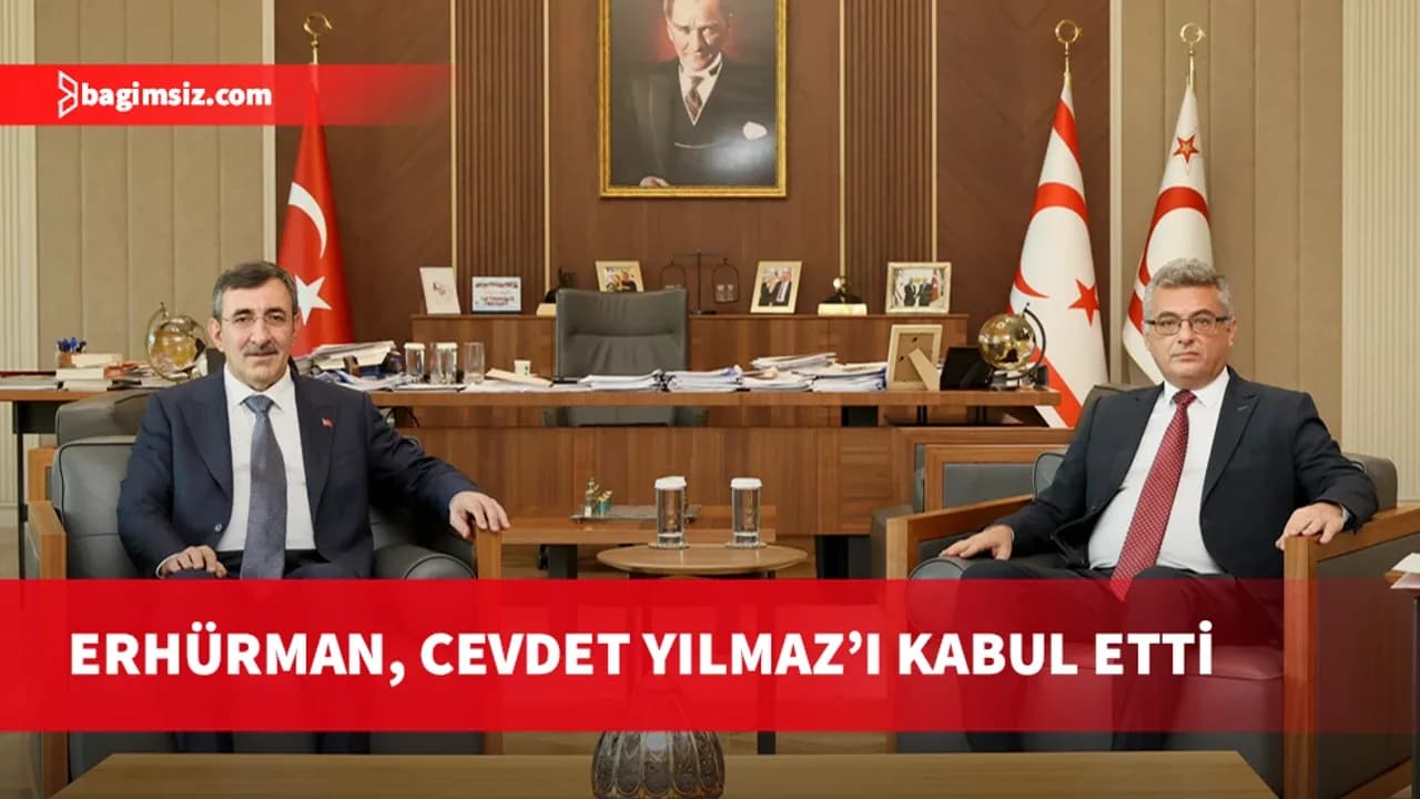 Cumhurbaşkanı Erhürman, Cevdet Yılmaz’ı kabul etti