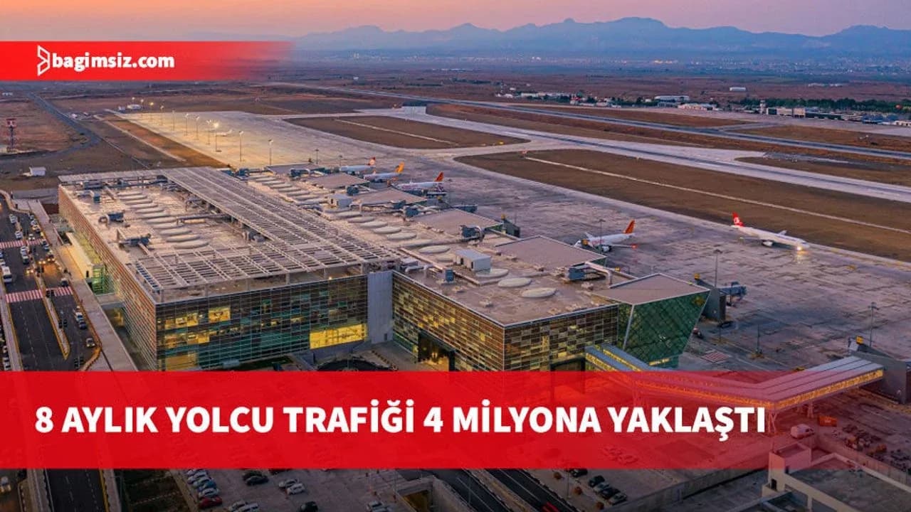 Ercan Havalimanı’nda yolcu ve uçak trafiği yüzde 8,84 arttı