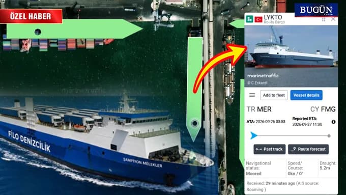 Filo’ya ait Ro-Ro gemisi yarın 120 TIR’la Mağusa’ya geliyor