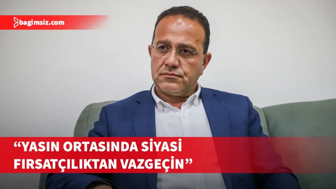 Şahali: Yasın ortasında siyasi fırsatçılıktan vazgeçin