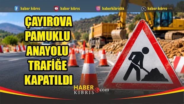 Çayırova-Pamuklu Anayolu trafiğe kapatıldı