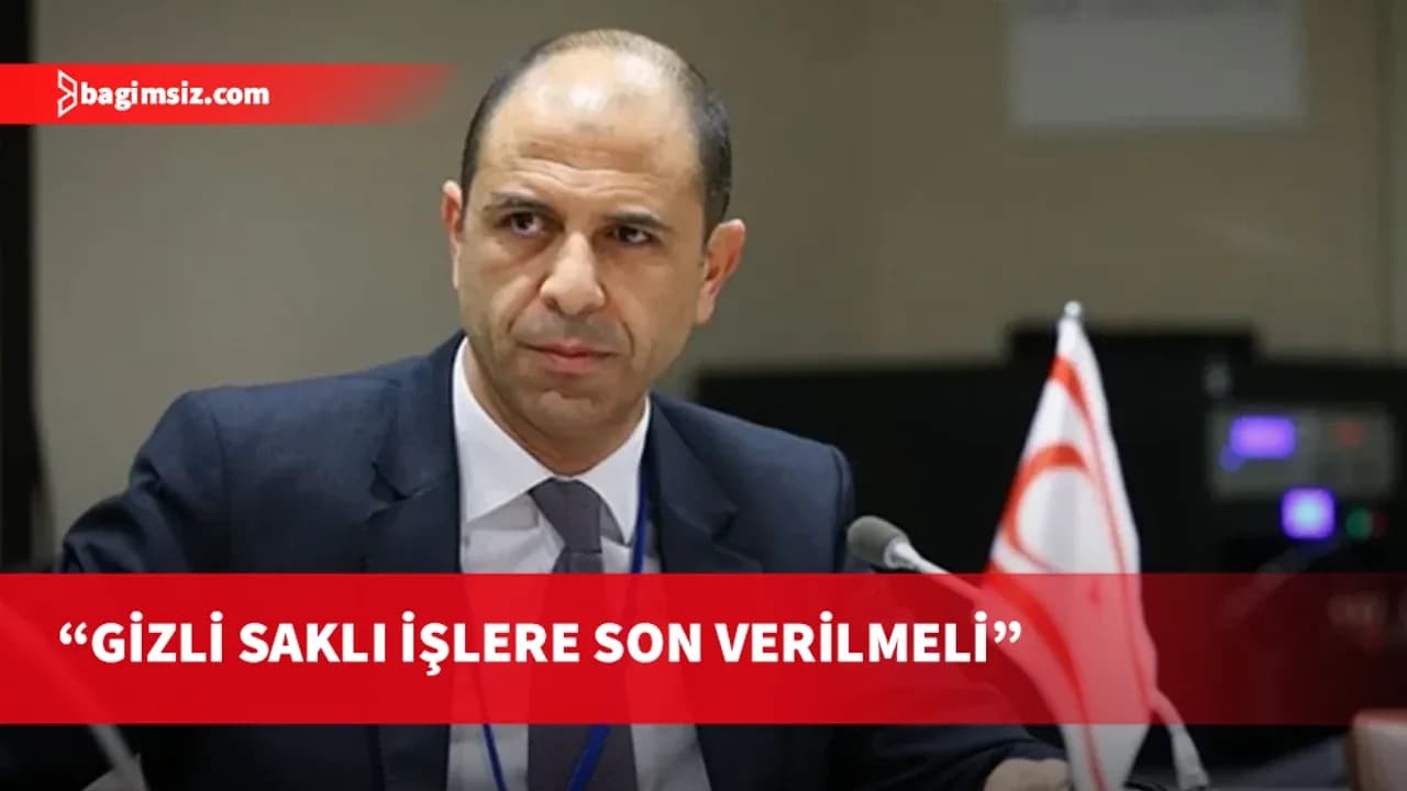 Özersay, göreve gelmeleri halinde atacakları şeffalık adımlarının bazılarını paylaştı