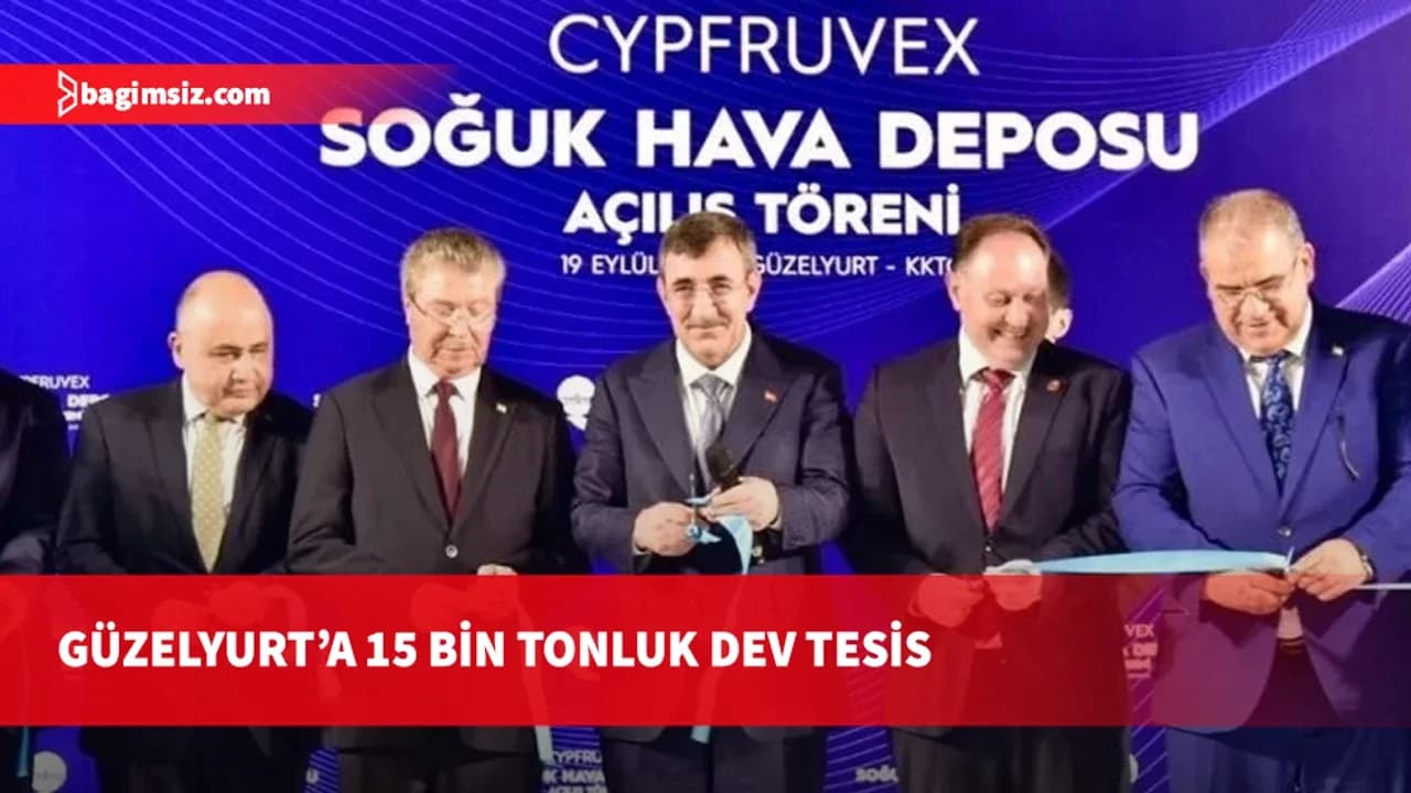 Cypfruvex Güzelyurt Soğuk Hava Deposu Entegre Tesisleri hizmete açıldı