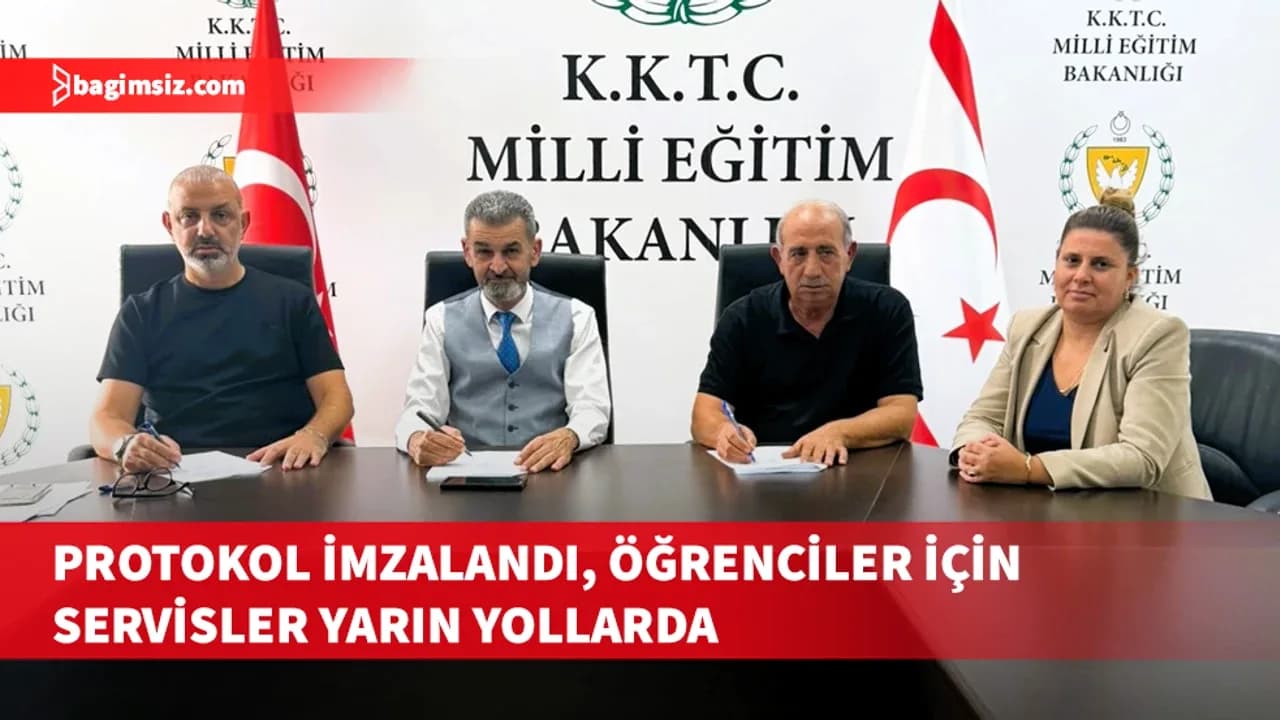 Öğrenci taşımacılığında kriz çözüldü, protokol imzalandı