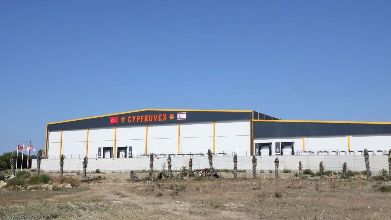 Güzelyurt’a 10,4 milyon dolarlık yatırım: Cypfruvex Soğuk Hava Deposu açıldı