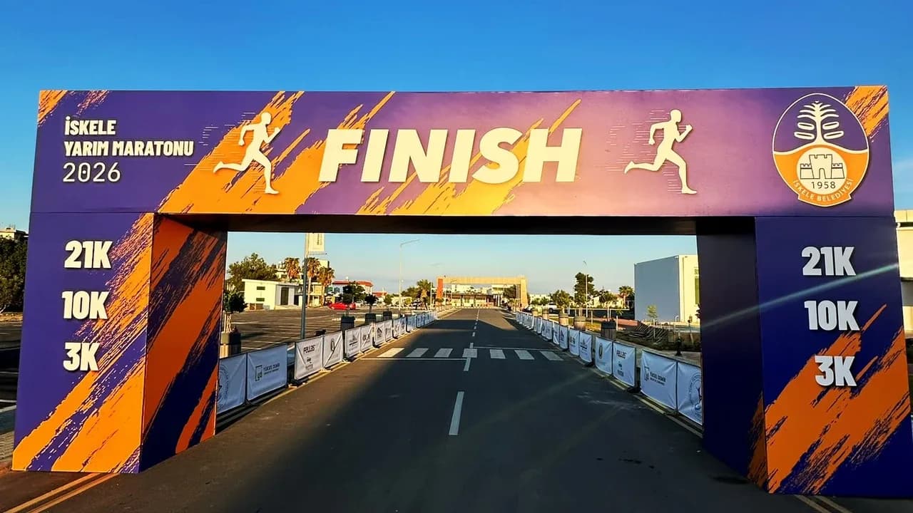 İskele Uluslararası Yarı Maratonu için geri sayım başladı