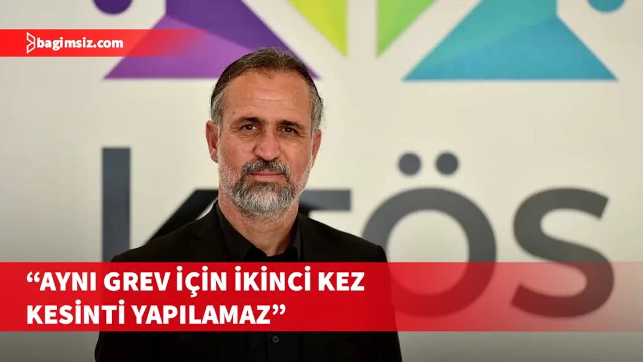 KTÖS, aynı grev için öğretmen maaşlarından yeniden kesinti yapılmak istendiğini ileri sürdü