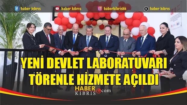 186 milyon TL yatırımla hayata geçirilen yeni Devlet Laboratuvarı, 2 bin 212 metrekarelik alana sahip