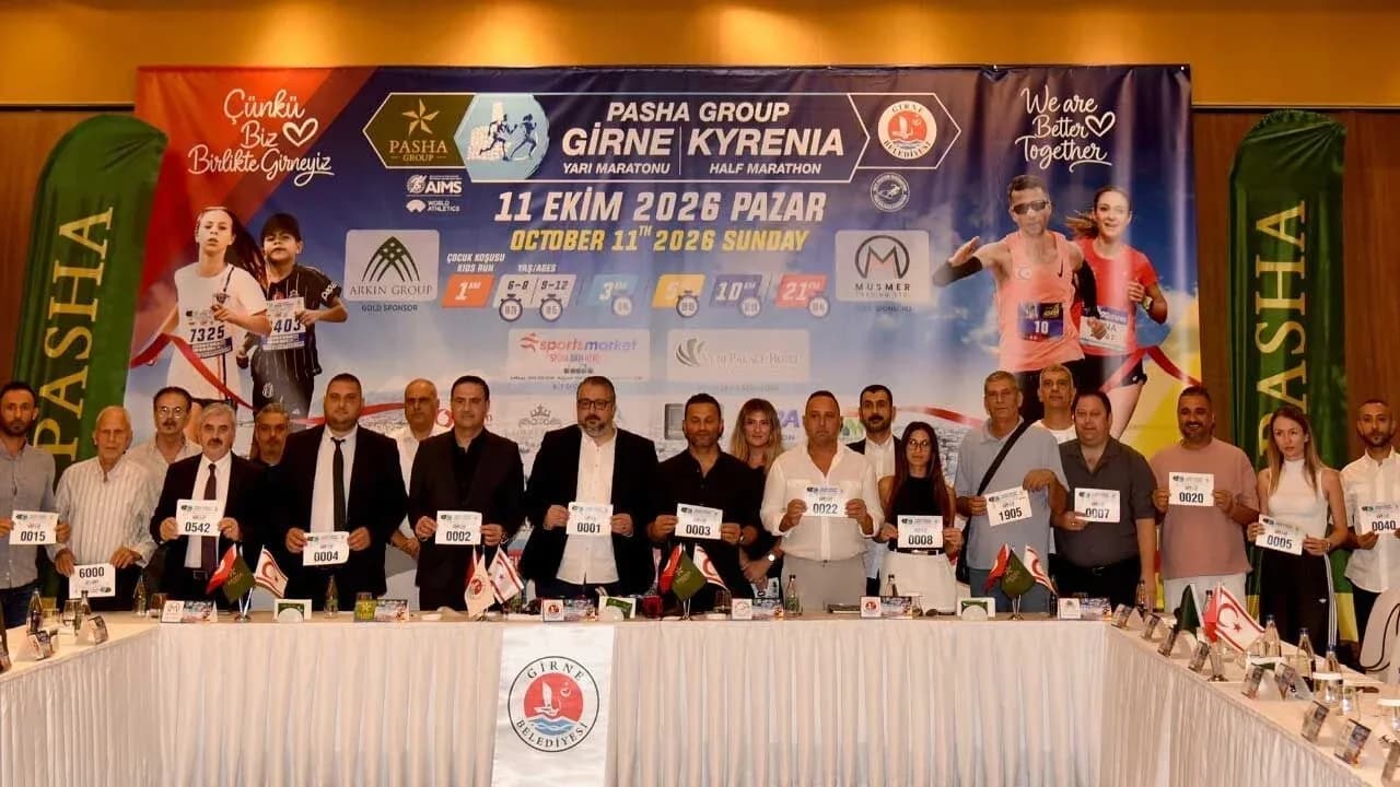 Girne yarı maratonu 11 Ekim'de