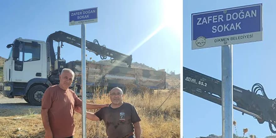 Zafer Doğan’ın adı, adımlarını taşıyan sokakta yaşayacak