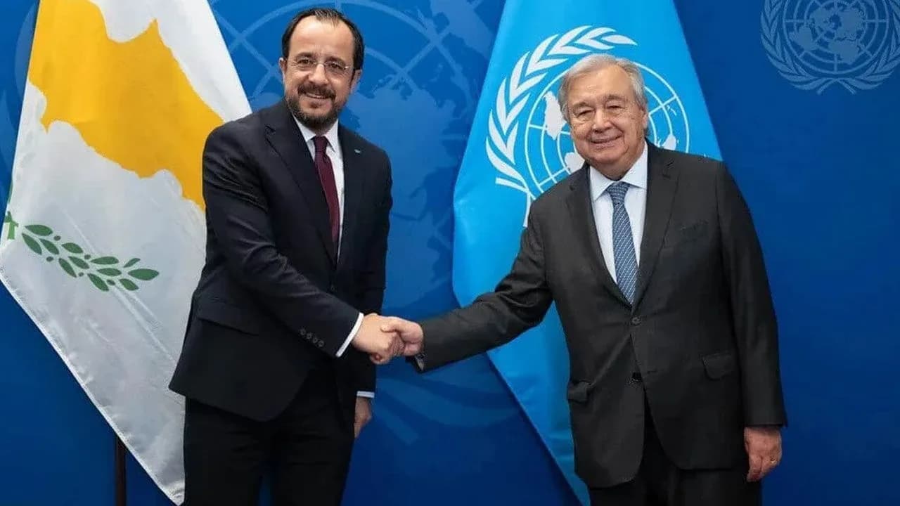 Hristodulidis, Guterres ile görüştü: “Yeni fikirlerimiz olumlu karşılandı”