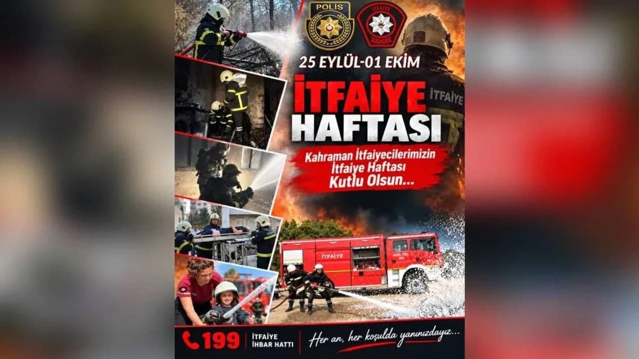 İtfaiye Haftası 25 Eylül’de başlıyor: İlçelerde çeşitli etkinlikler düzenlenecek