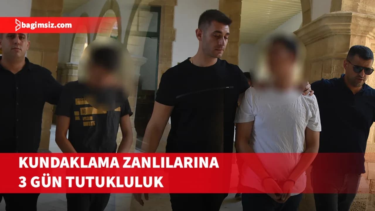 Kundaklama zanlılarına 3 gün tutukluluk