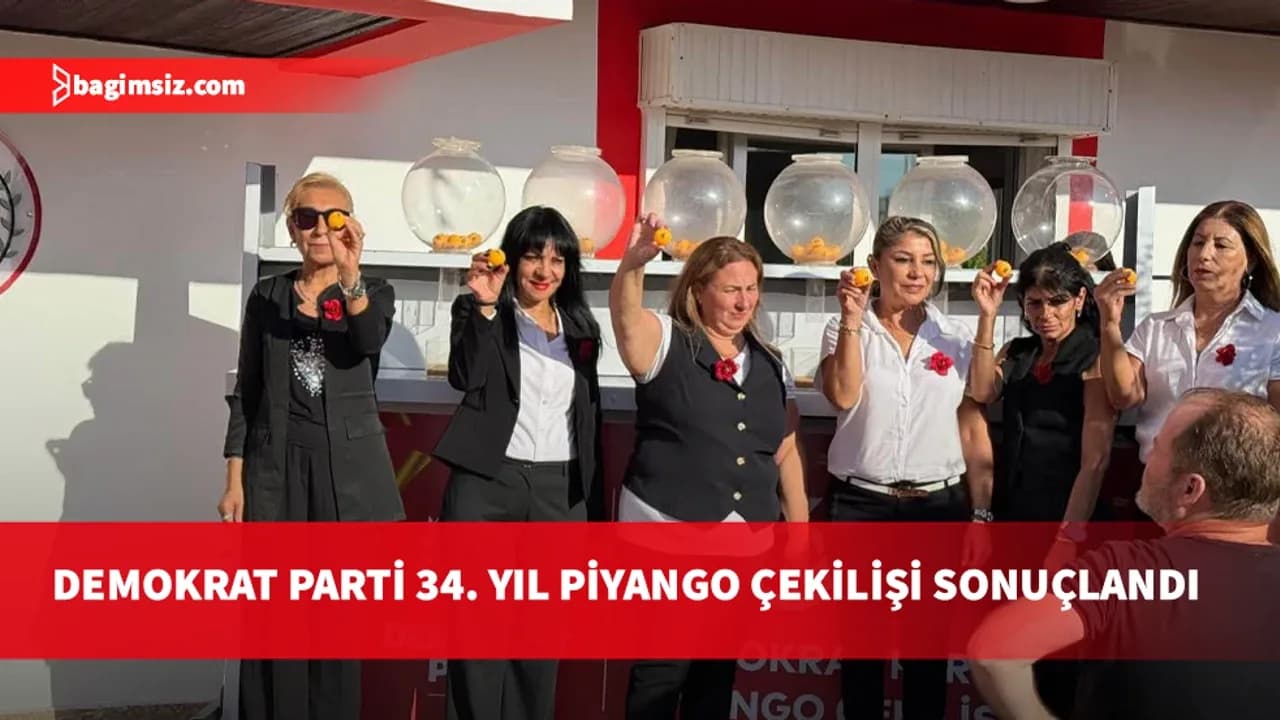 Demokrat Parti 34. yıl piyango çekilişi gerçekleşti