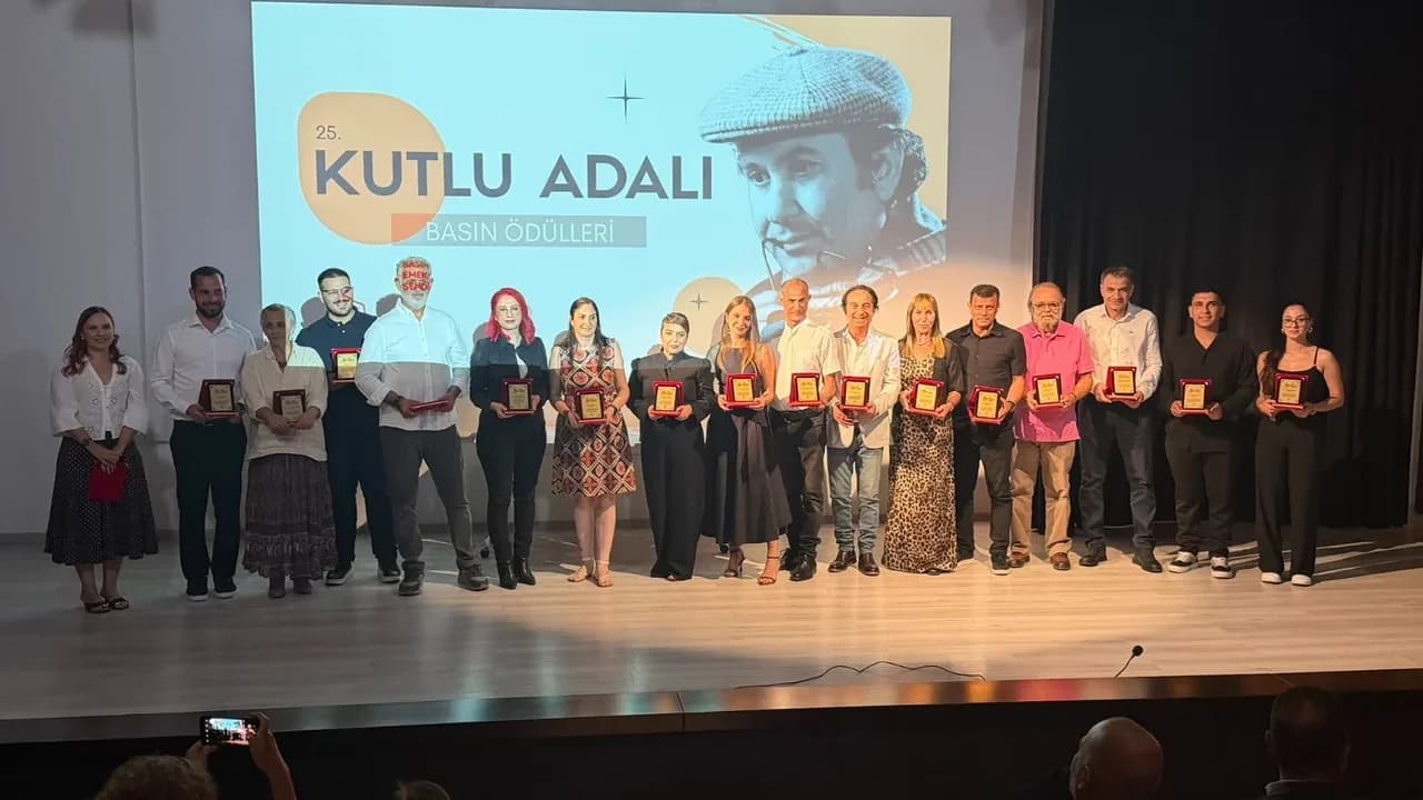 Kutlu Adalı Basın Ödülleri 25’inci kez sahiplerini buldu