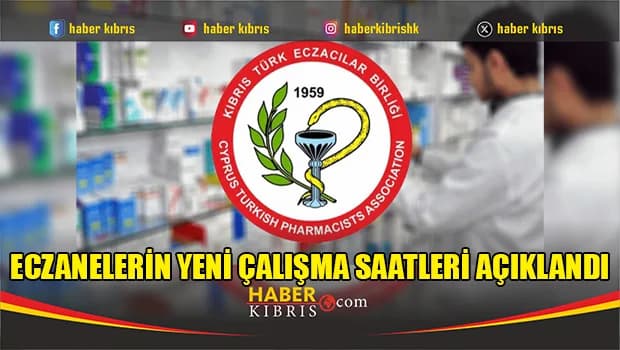 Eczanelerin yeni çalışma saatleri açıklandı