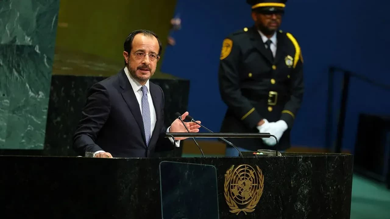 Hristodulidis BM Genel Kurulu'nda konuştu: Müzakerelere kaldığı yerden devam etmeye hazırım