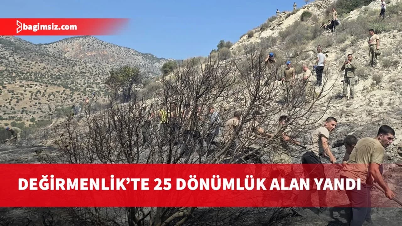 Değirmenlik’te ihmalkarlık yangına sebep oldu