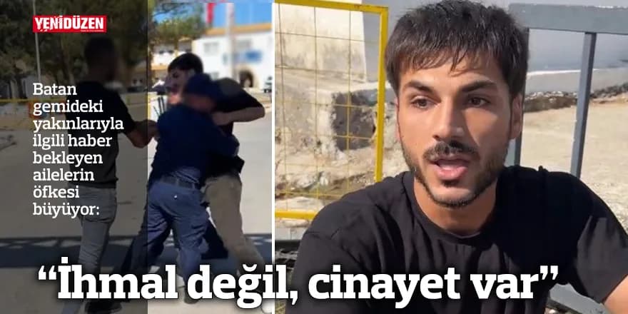 “İhmal değil, cinayet var”
