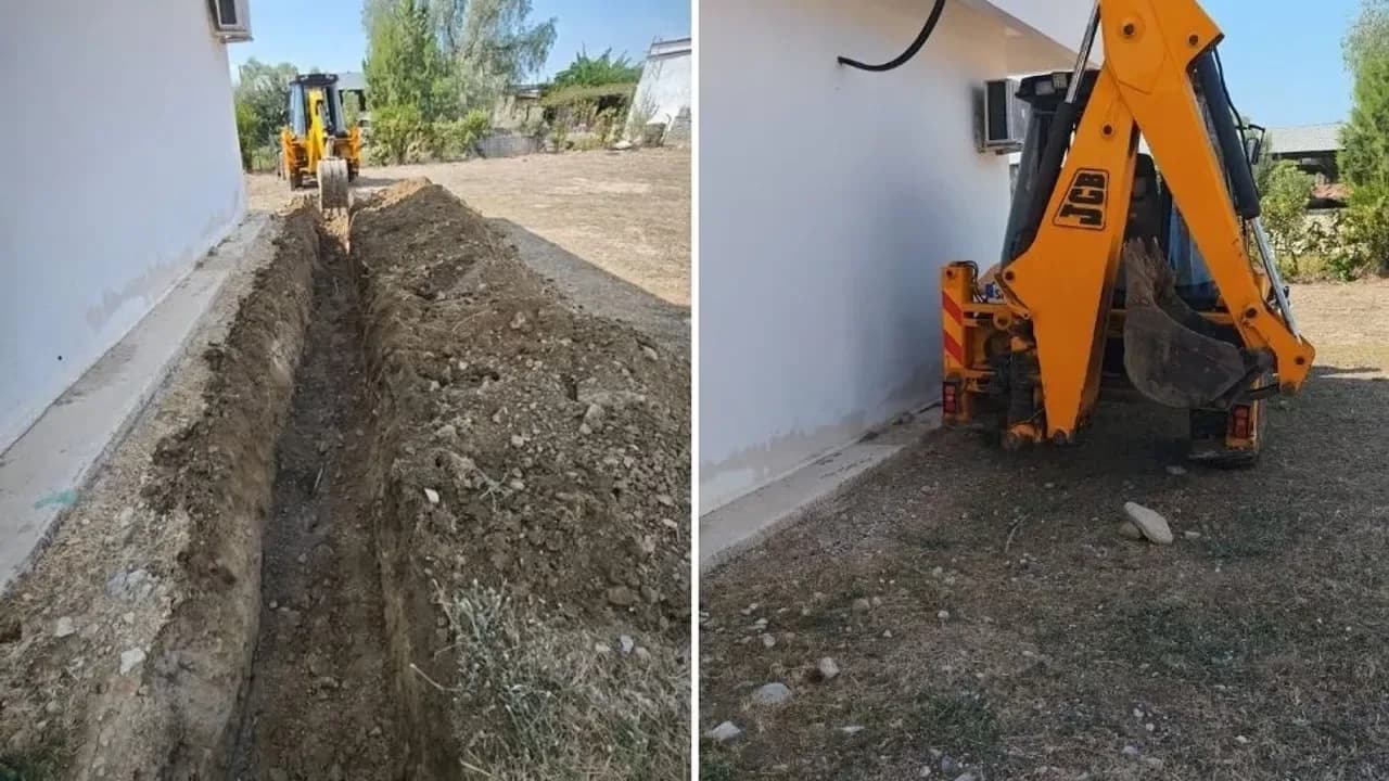 TEL-SEN’den kazı çalışmaları için İskele Belediyesi ve Kurtuluş Köy Muhtarlığına teşekkür