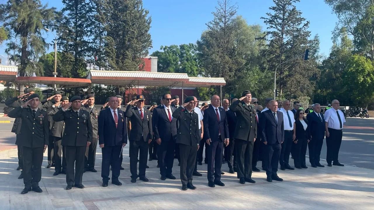 Lefkoşa’da 19 Eylül Gaziler Günü törenle kutlandı