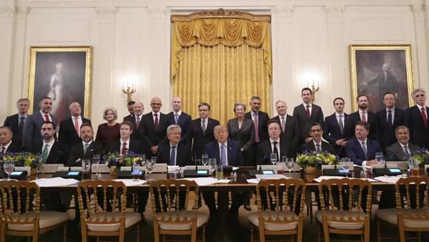 ABD Başkanı Trump yapay zeka alanındaki teknoloji liderleriyle bir araya geldi