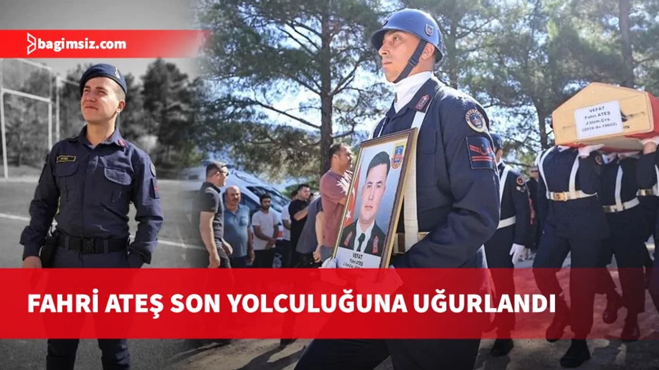 Gemi faciasında hayatını kaybeden Uzman Çavuş Fahri Ateş, Mersin'de toprağa verildi...