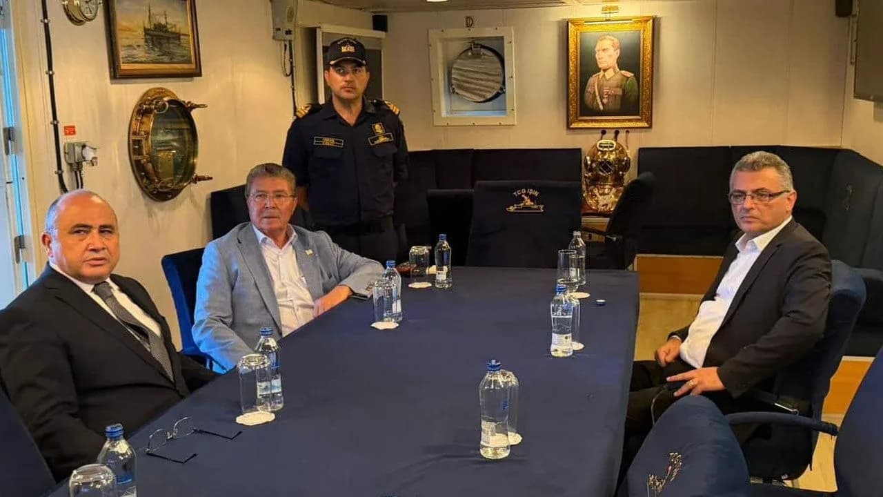 Üstel, TCG Işın’da çalışmaları yerinde inceliyor