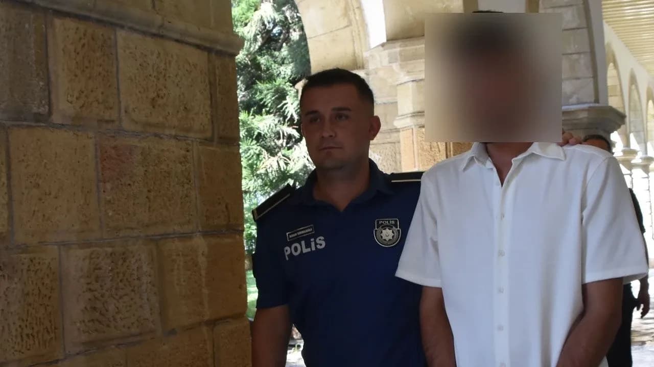 Ercan'da yasaklı madde ile yakalanan zanlı mahkemeye çıkarıldı!