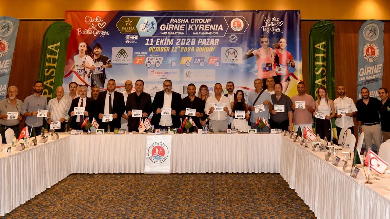 Girne Yarı Maratonu’nun geliri Filo Jet faciasında hayatını kaybedenlerin ve kayıpların ailelerine aktarılacak