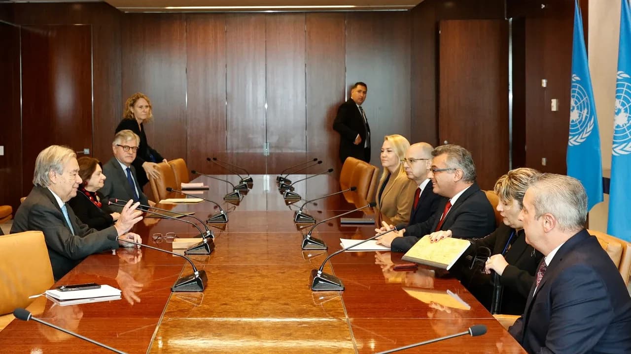 Erhürman Guterres görüşmesi olumlu havada gerçekleşti