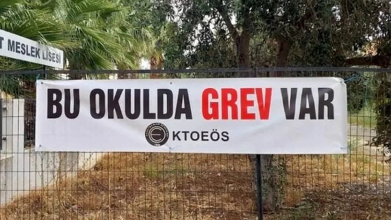 Girne bölgesindeki okullarda öğleden sonra grev yapılacak