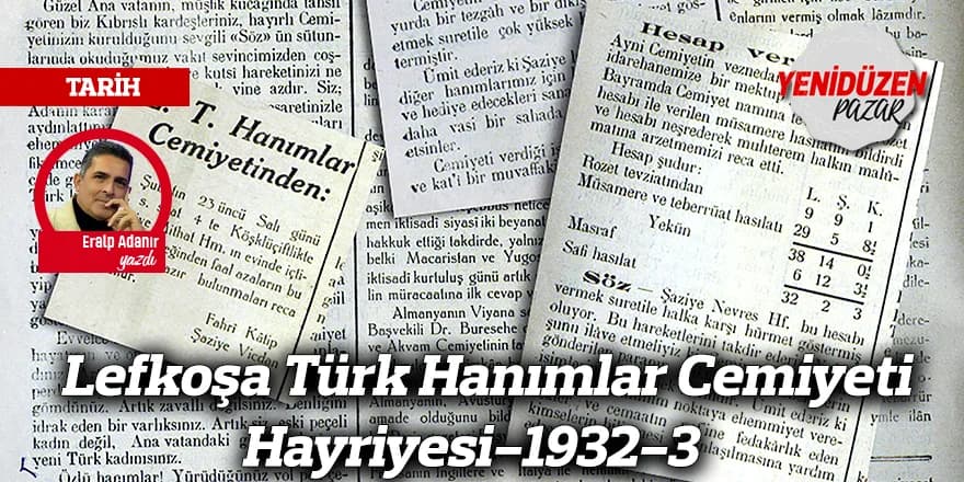 Lefkoşa Türk Hanımlar Cemiyeti Hayriyesi-1932-3