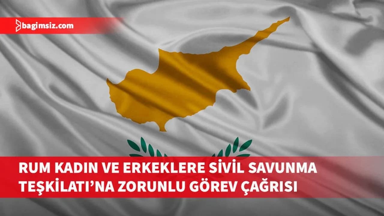 Güney Kıbrıs'ta kadınlara ve erkeklere Sivil Savunma Teşkilatı’na 2 yıl zorunlu görev çağrısı yapıldı