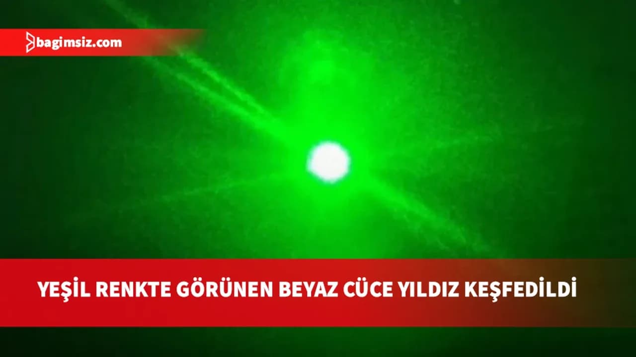 Bilim insanları ilk kez yeşil renkte görünen beyaz cüce yıldız keşfetti