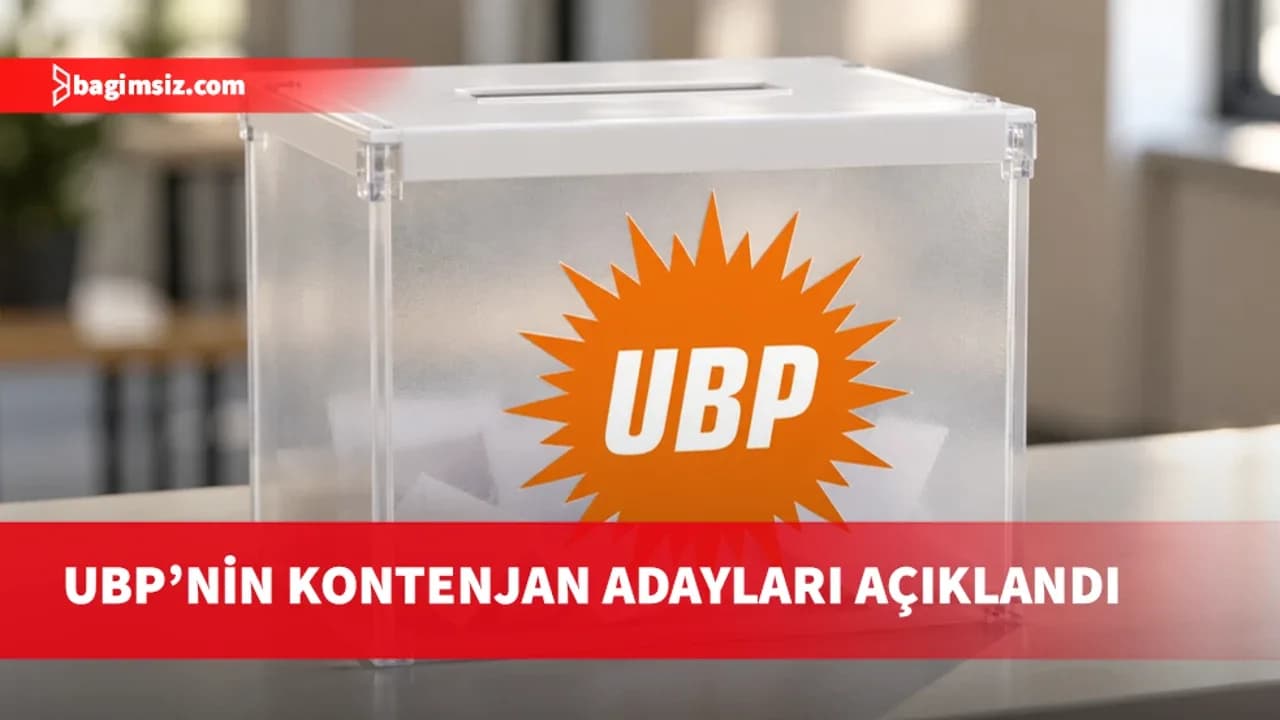 Milletvekilliği Erken Genel Seçimi’nde UBP listelerinde yer alacak kontenjan adayları açıklandı