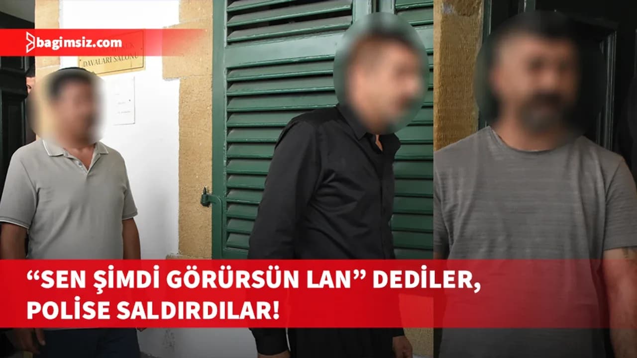 Lefkoşa’da alkollü üç kişi polise saldırdı: 2’si teminata bağlandı, 1’i cezaevine gönderildi