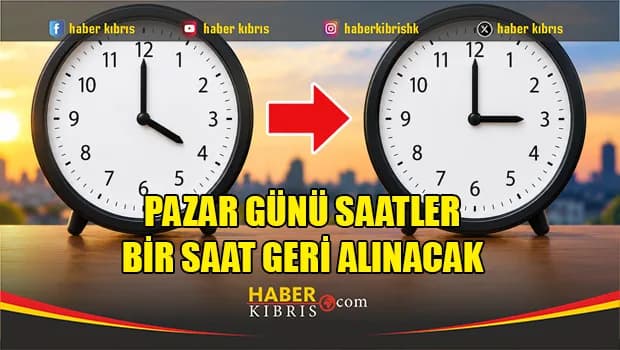 Yaz saati uygulaması sona eriyor…
