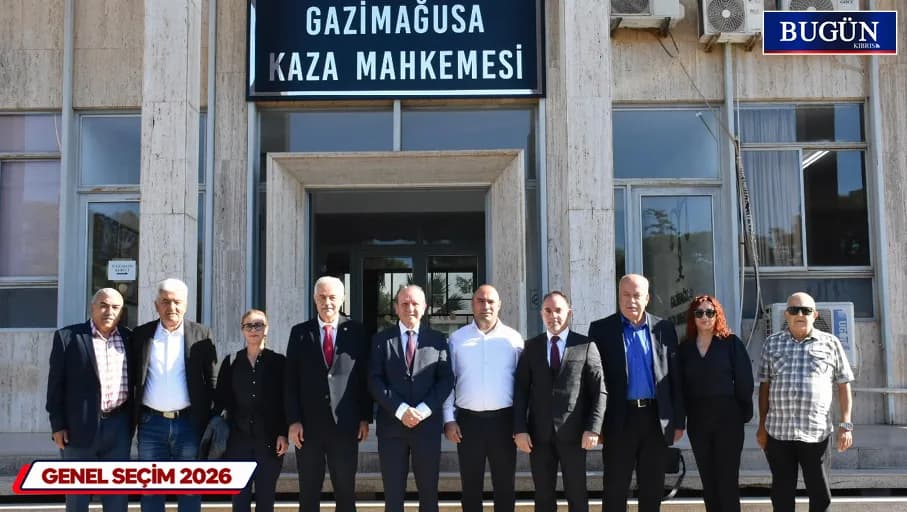 DP Genel Başkanı Ataoğlu adaylık başvurularına katıldı: Tatlısu, Mağusa ve Beyarmudu adaylarına destek