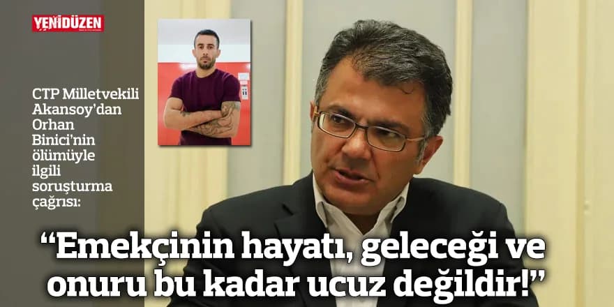 “Emekçinin hayatı, geleceği ve onuru bu kadar ucuz değildir!”
