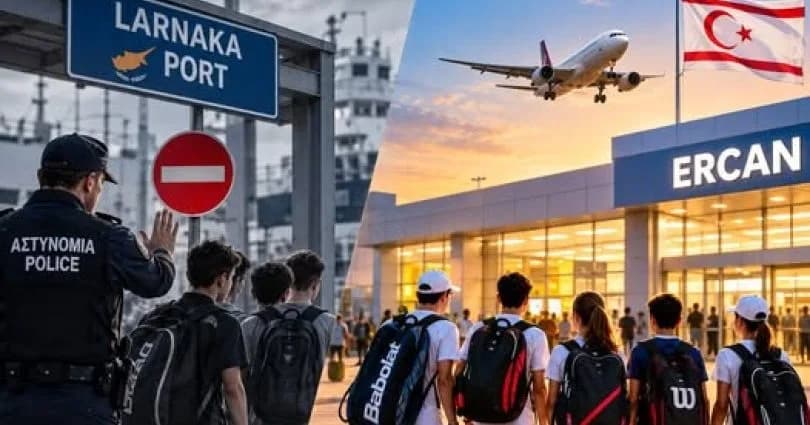 Larnaka’da Engellendiler, Ercan Üzerinden KKTC’ye Getirildiler