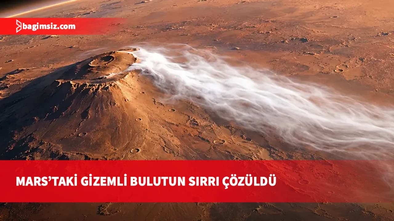 Bilim insanları Mars'taki 1.800 kilometrelik dev bulutun sırrını çözdü