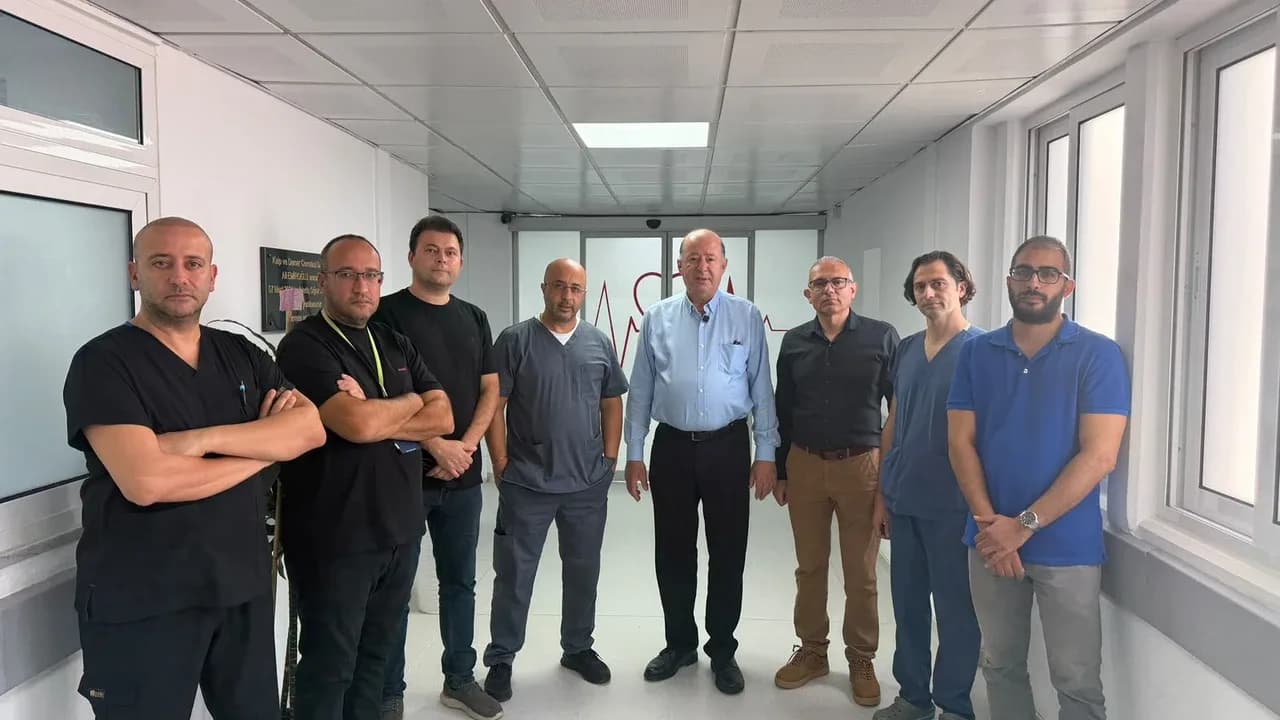 KKTC’de ilk robotik mitral kapak ameliyatı gerçekleştirildi